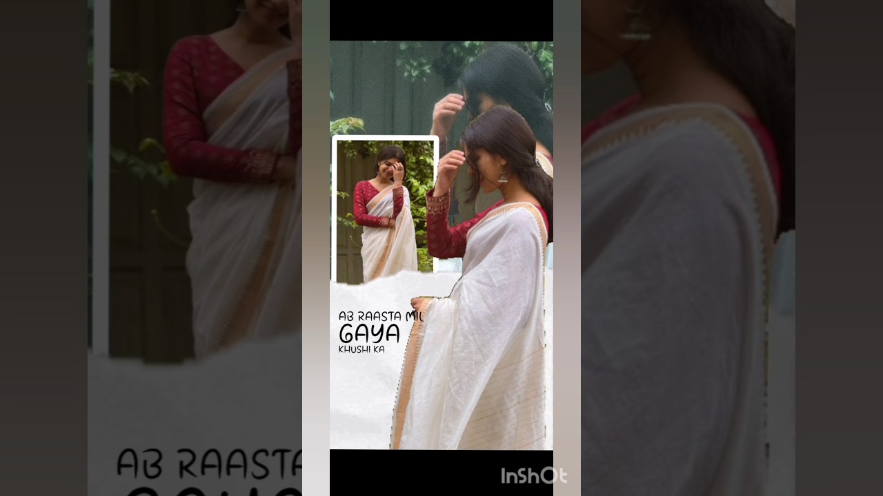 onam saree Instagram story ideas 