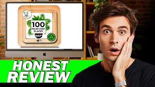 Palm Leaf Plate Bamboo Paper Plates Review | Eco Compostable Party Pack Tested