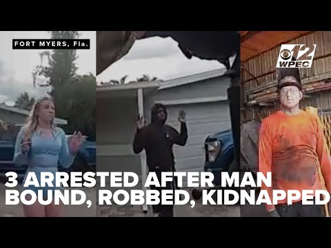 Three arrested after Florida ma bound, robbed, kidnapped and carjacked