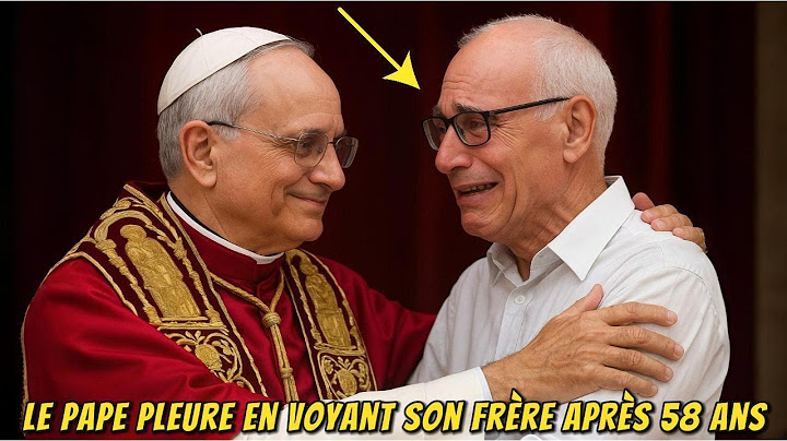 Il Était le Frère Caché du Pape Léon XIV… Leur Rencontre en Direct Fait Pleurer les Fidèles