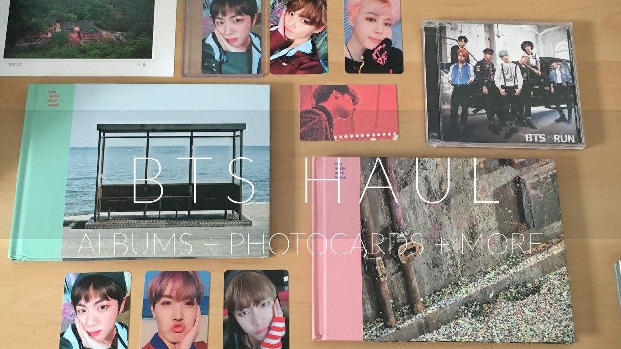 Bts Haul Finally Ynwa Photocards More Youtube