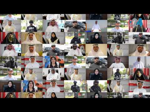 الإمارات شعب بأكمله ينشد الحب لبلاده