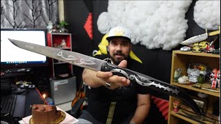 اكبر مطوه خوجه في العالم ( عيد ميلاد ليفووو ) | The largest pocket knife in the world