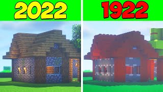 minecraft village 2022 vs 1922
