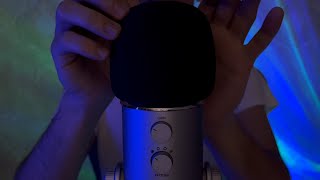 ASMR Slow Mic Scratching, Burning Your Negative Energy, Brushing, Rubbing, Sleepy No Talking 1H🧠😴