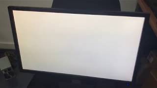 Acer Monitor White Screen Issue Youtube