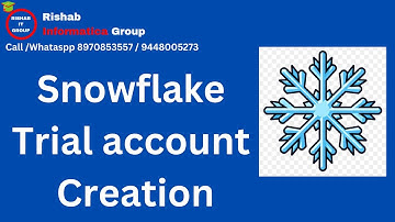 Snowflake Free Trial Account | Create data base Shema |  IICS COMBO Online Training | IICS | IDMC |