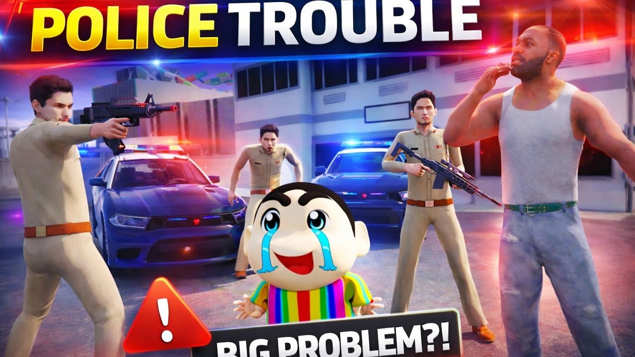 SHINCHAN KO POLICE NE ARREST KAR LIYA 😱 IN INDIAN BIKE DRIVING 3D