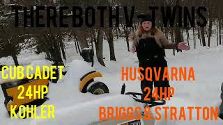 Briggs And Stratton V-Twin Vs Kohler V-Twin Cold Start