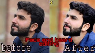 How to edit face and beard on snapseed (Level editing) Step by step guideline. screenshot 2