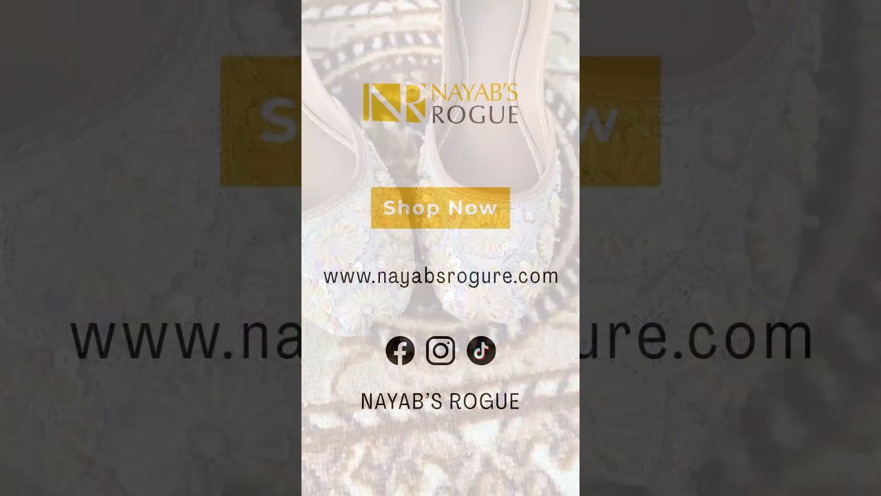 Fancy Khussa with Moti Work 