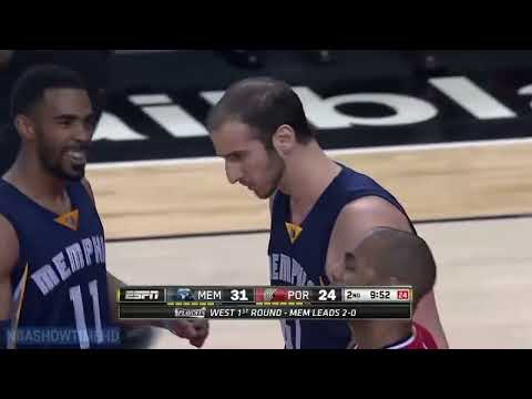 2015 NBA Playoffs Grizzlies Vs Blazers Full Series Highlights Games 1 5