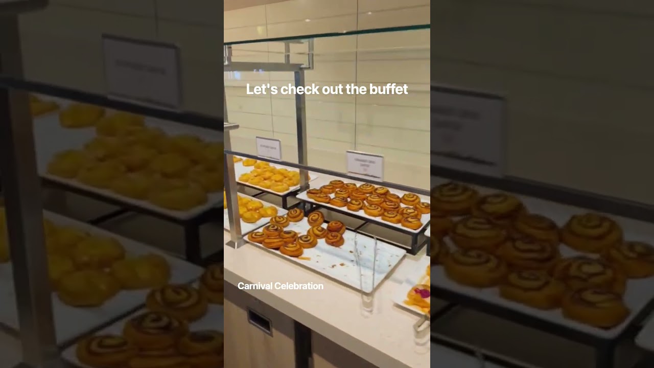 Just checking out the buffet on Carnival Celebration #travel
