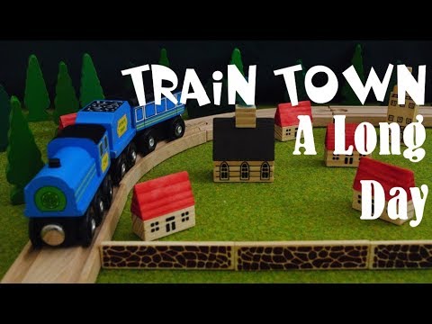 TRAiN TOWN - A Long Day (Stop Motion Train Stories) - YouTube