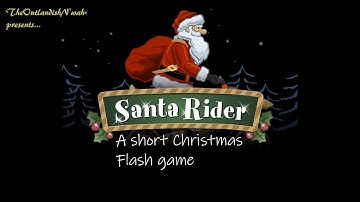 A short Christmas flash game | Santa Rider