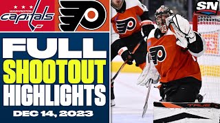 Washington Capitals at Philadelphia Flyers | FULL Shootout Highlights - December 14, 2023