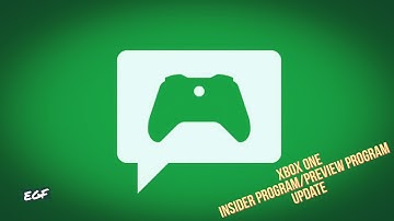 Insider program/Preview program Updated for Xbox one.