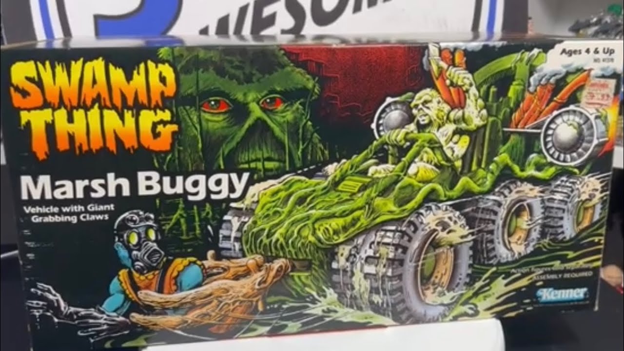 Marsh Buggy Swamp Thing Action Vehicle from Kenner 1990 Vintage ...