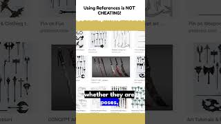 Using References for Painting Is NOT CHEATING #SHORTS