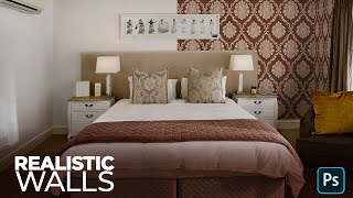 How To Apply Wallpaper On Walls In Photoshop Realistically screenshot 5