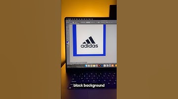 Remove logo background in Adobe illustrator with this simple trick #adobeillustrator #logo