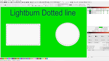 How To Cut Dotted Lines Lightburn Laser