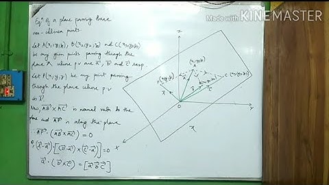 CLASS 12 MATHEMATICS. PLANE (3D).VECTOR EQUATIONS OF A PLANE. PART 1. NCERT Q&As SOLVED AND EXPLAIND