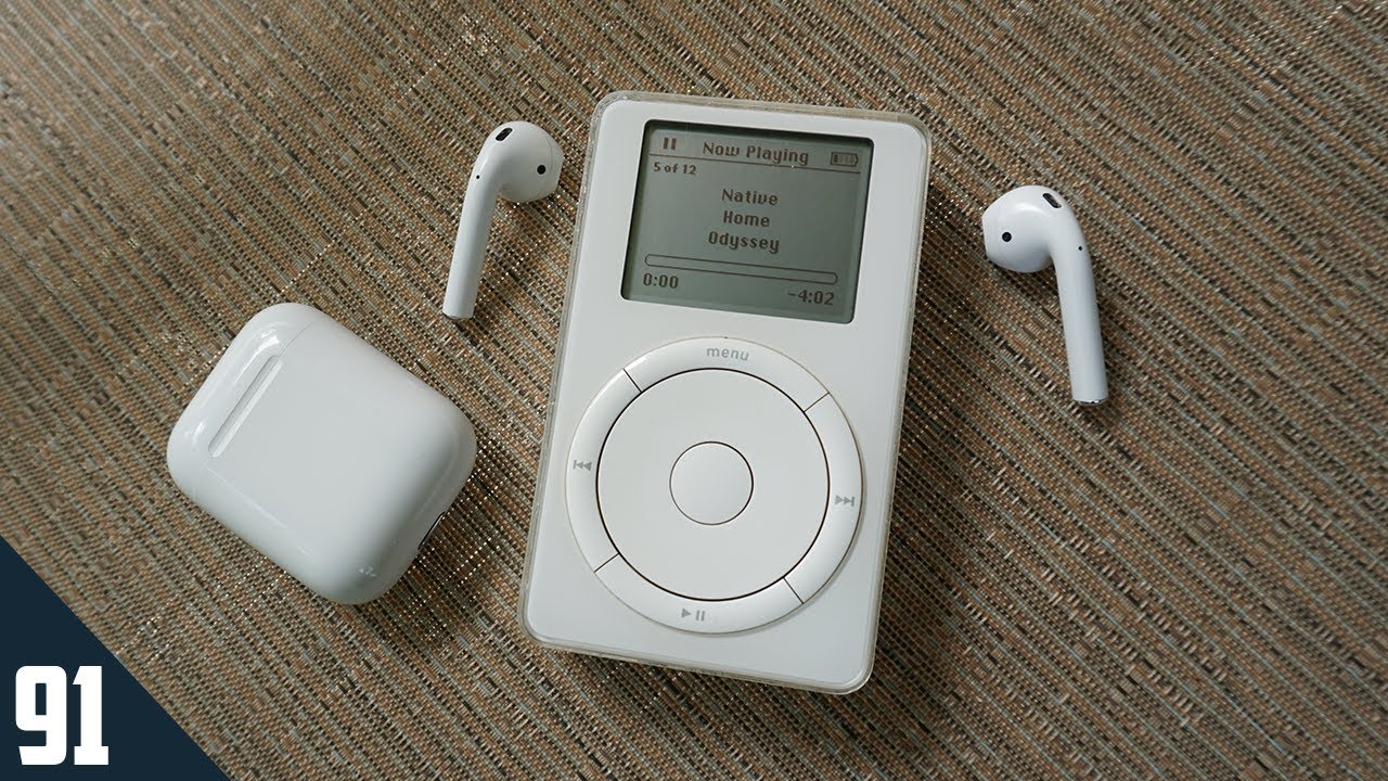 Using AirPods with the first iPod - YouTube