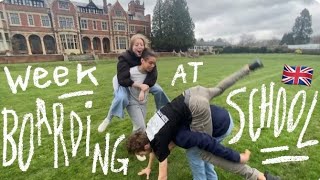 a week in the life at boarding school (london, rock concert, flying home)