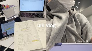 uni vlog 📓 busy finals weeks, lots of studying, late nights at the library, stationary haul, burnout by mary-go-round 110,054 views 1 year ago 12 minutes, 23 seconds