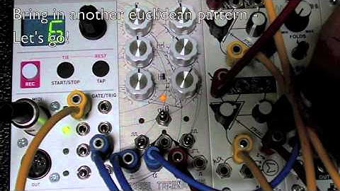 Euclidean Sequencer demo