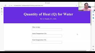 Quantity of Heat (Q) - Final Project for CS50x for Indonesia Teachers by Harvard University screenshot 5