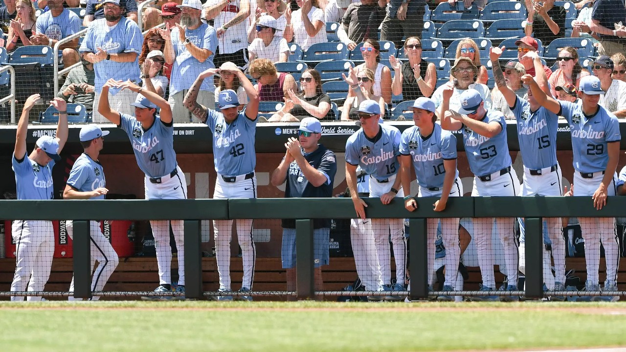 Video: UNC Baseball Advances to CWS Championship Series with Win vs. West Virginia - Highlights