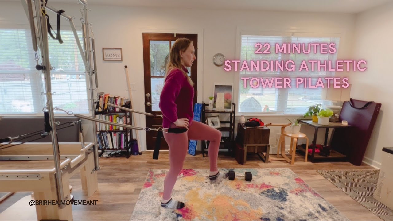 22 Minute Standing Athletic Tower Pilates Class