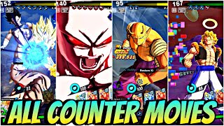 CHARACTERS WHO CAN COUNTER MOVES 🔥 IN DRAGON BALL LEGENDS