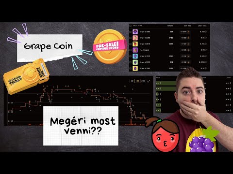 Grape Coin | Tokenomics - Pre-Sale - Airdrop | Minden amit megtudtunk! - Megéri most venni!?