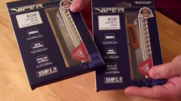 Unboxing 2 kits of Patriot Viper Elite DDR4 8GB 3000MHz 2 x 4GB (8GB)