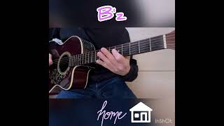 B'zファンギタリストがアコギを持つと必ず弾きたくなる曲　#bz#弾いてみた#ギター#home
