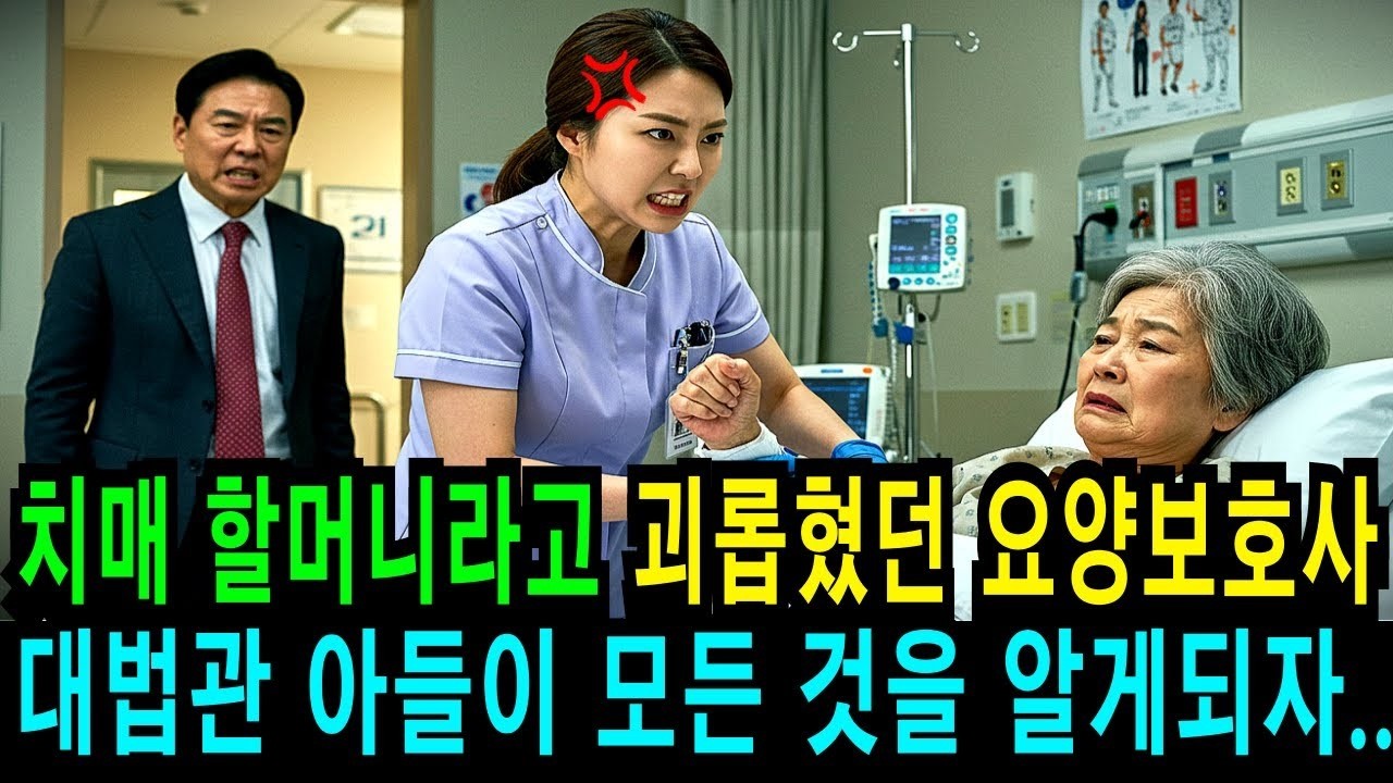 기억 못하는 치매 할머니라고 괴롭혔던 요양보호사는 그녀의 아들이 대법관인걸 몰랐는데                                   반전사연   오디오북   사연