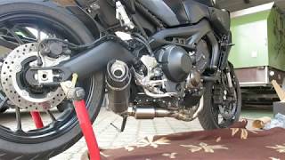 EM MOTO  14228EKB - Full Exhaust LeoVince LV ONE EVO Black YAMAHA MT-09 SP  (18-20)