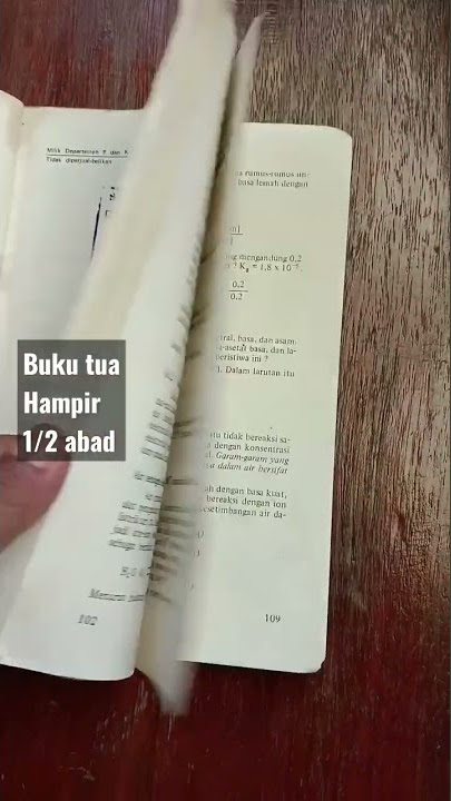 Buku tua hampir setengah Abad
