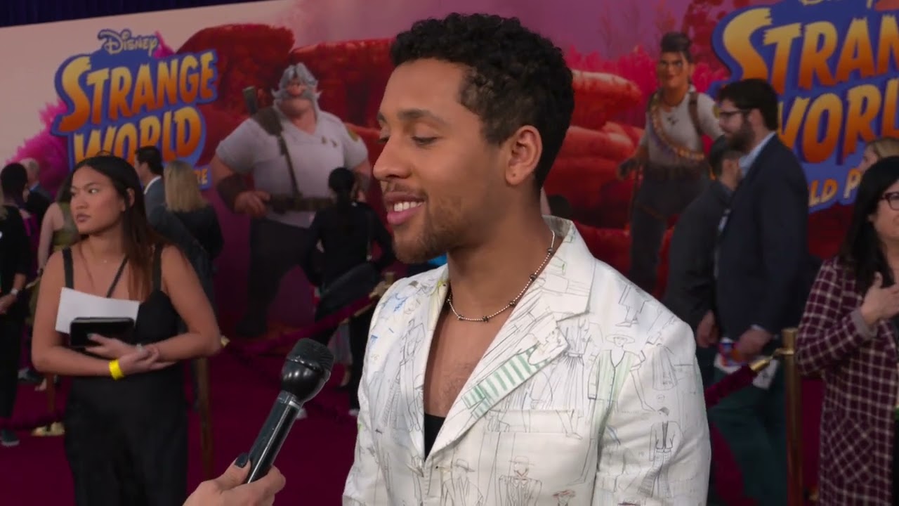 Strange World Los Angeles World Premiere - itw Jaboukie Young White (Official Video)