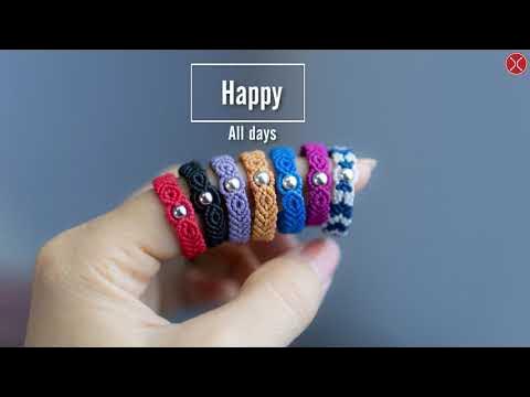 Easy Macrame Ring Tutorial 