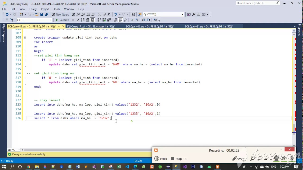10. SQL SERVER - TRIGGER 03 - YouTube