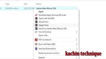 How to install adobe after effect CS6?kachin Speak