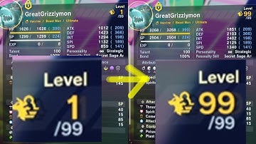 Digimon Story Time Stranger - Outer Dungeons The Halls of EXP Lv 1 TO 99 FAST