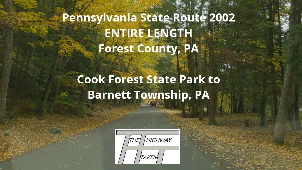 Pennsylvania State Rout Pennsylvania State Route 2002, Forest County – Entire Length - YouTube
