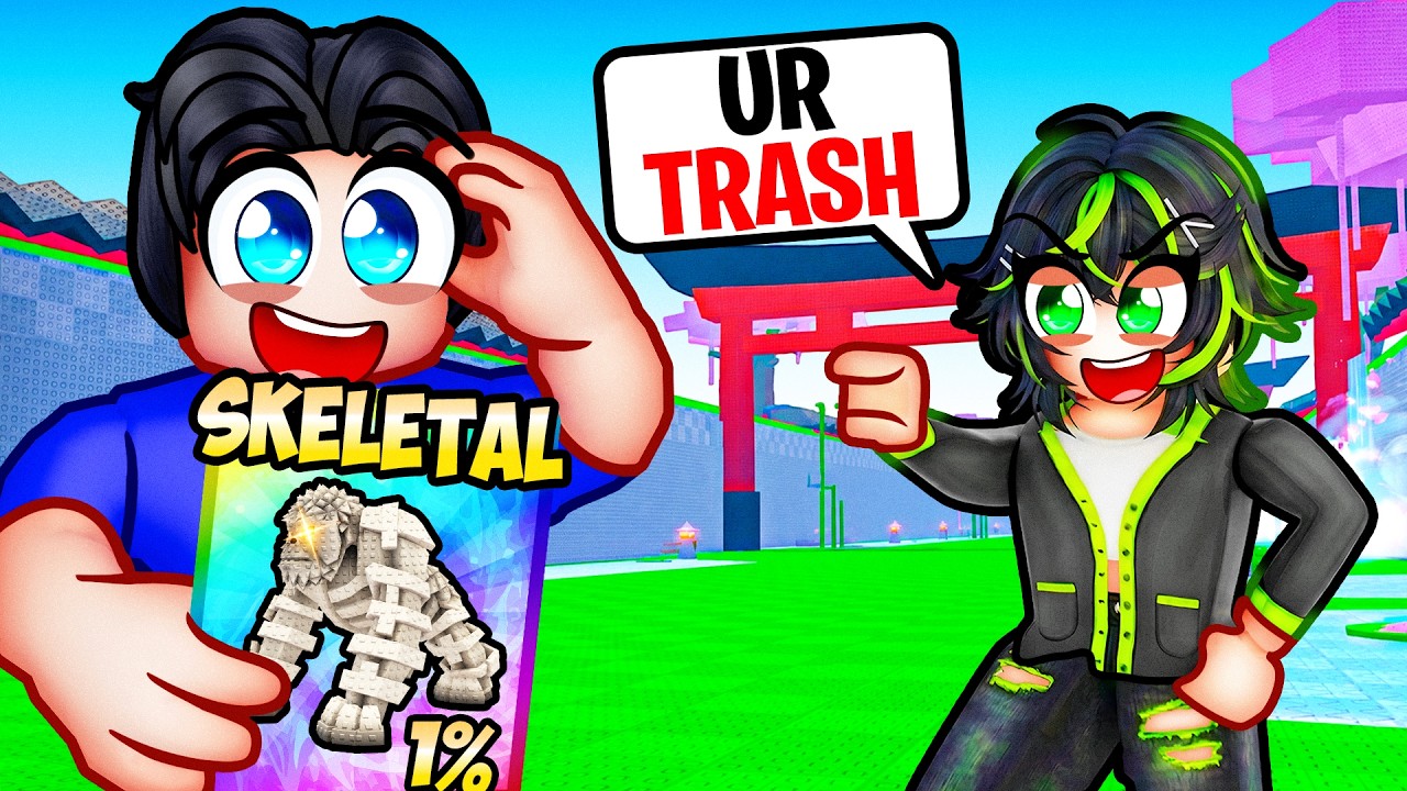 Toxic Girl talked trash, So I got the 1% SKELETAL Mutation In Steal an Egg! (Roblox)