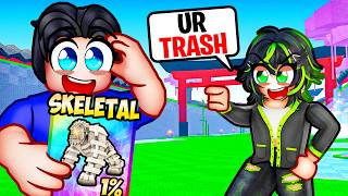 Toxic Girl talked trash, So I got the 1% SKELETAL Mutation In Steal an Egg! (Roblox)