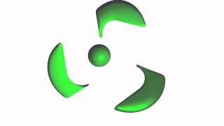 Chrome logo animation with Blender